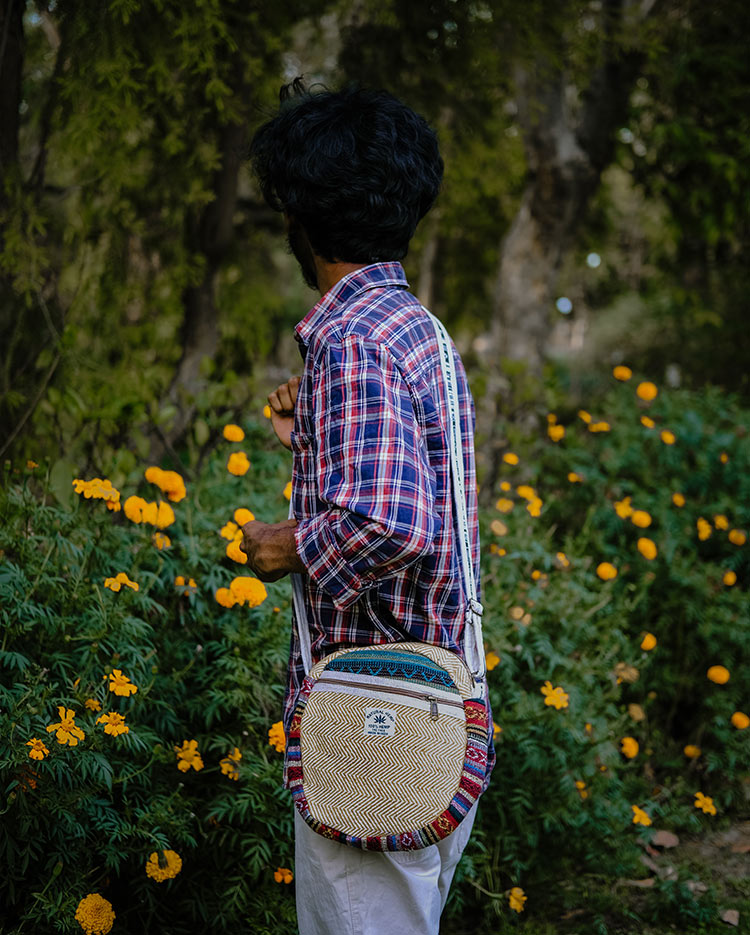 ROUND BAG HH 09 BLUE