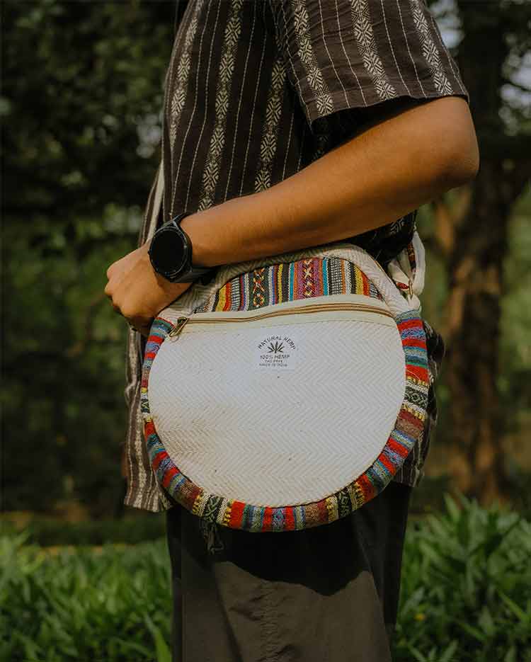 ROUND BAG HH 043 BLACK