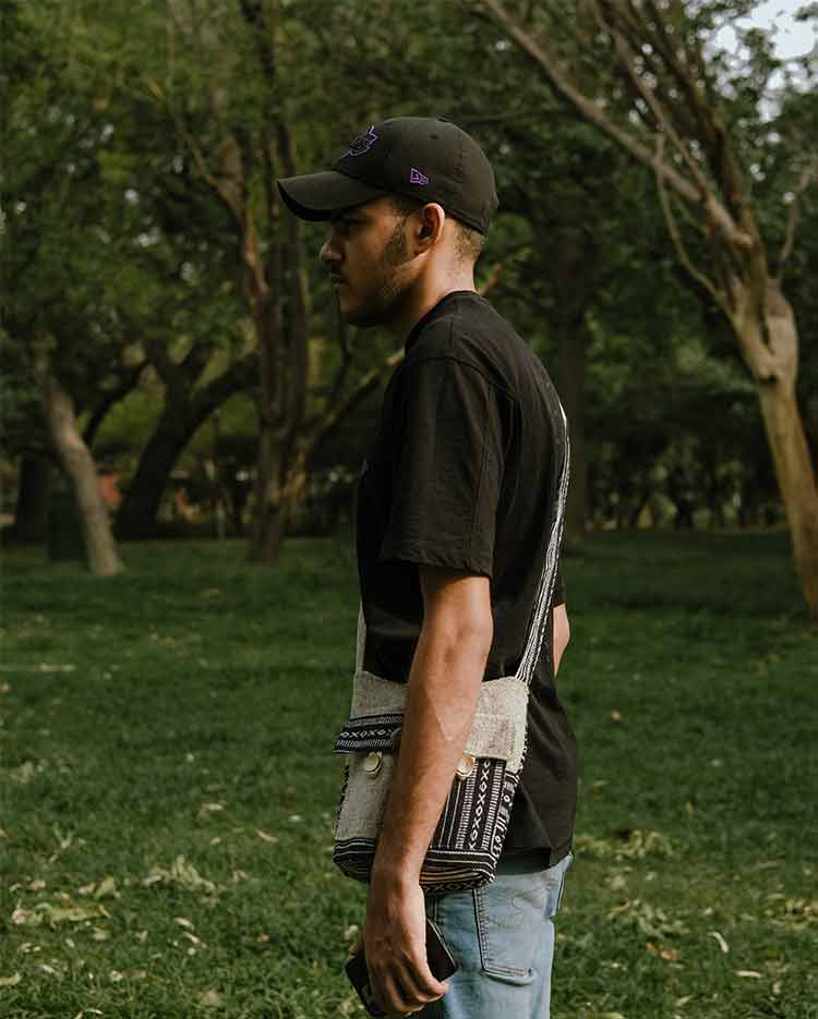 SIDE BAG HH 044 blue